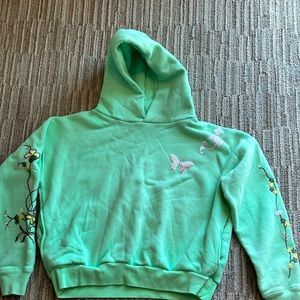 One of a kind hoodie sweater custom made design warm cotton made in USA